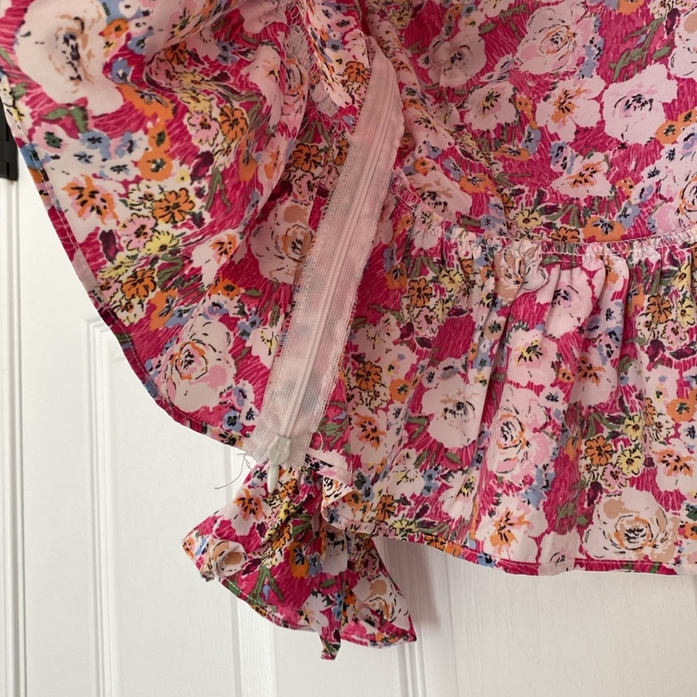 Floral Ruffle Top - SHEIN - Picture 3 of 6